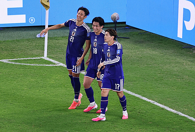 Tunisko - Japonsko 0:4, jasná záležitost. Dvakrát se prosadil útočník Ueda
